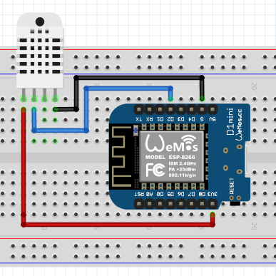 DHT11 - Fritzing